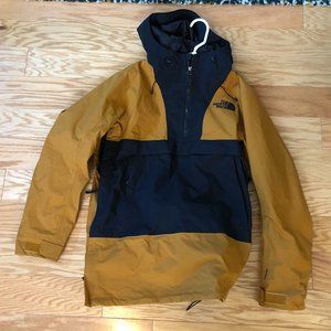 SILVANI ANORAK TIMBER TAN-TNF BLACK - Size Medium